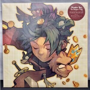 Michael Geyre "Wonder Boy: The Dragon's Trap" Vinyl Record, Gold Splatter 2LP